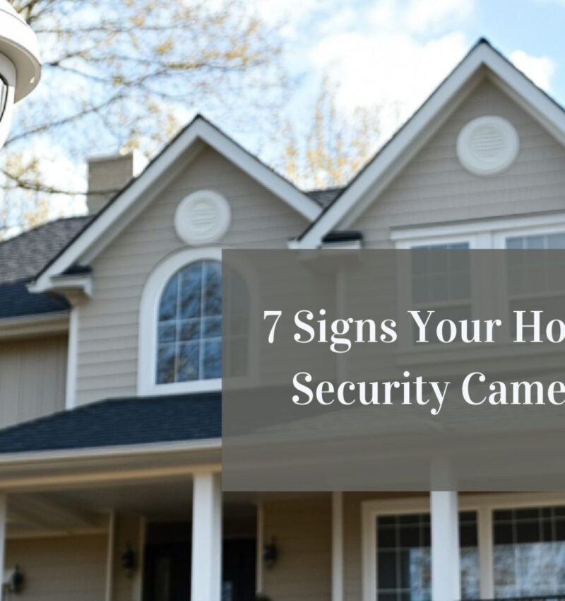 7 Signs Your Home Needs a Security Camera System