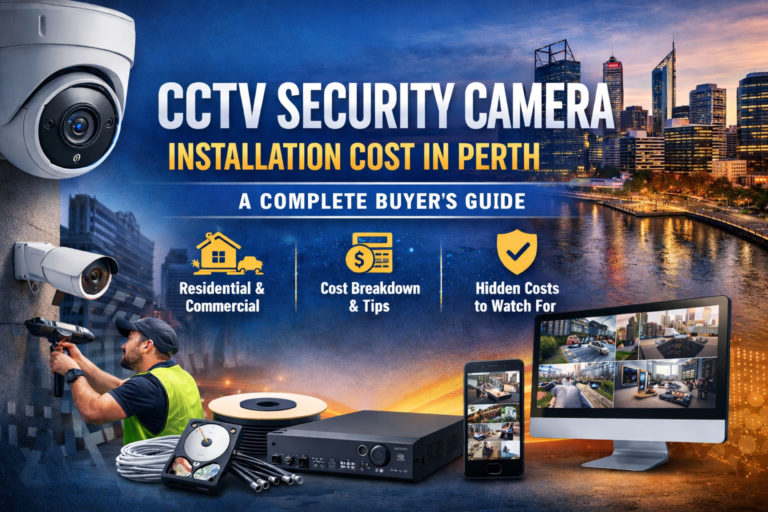 CCTV Security Camera Installation Cost in Perth (2025) – A Complete Buyer’s Guide