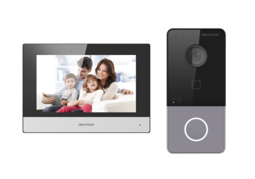 Hikvision Smartphone Wifi Intercom Kit, DS-KIS603-P, PoE Supported
