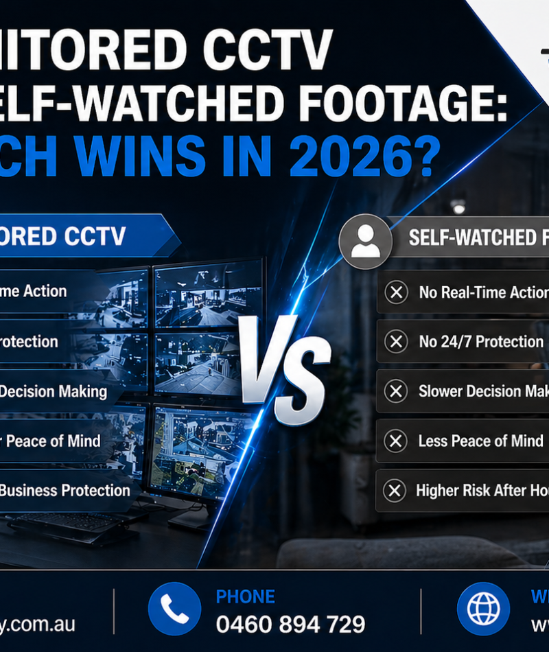 Monitored CCTV vs Self-Watched Footage: Which Wins in 2026?