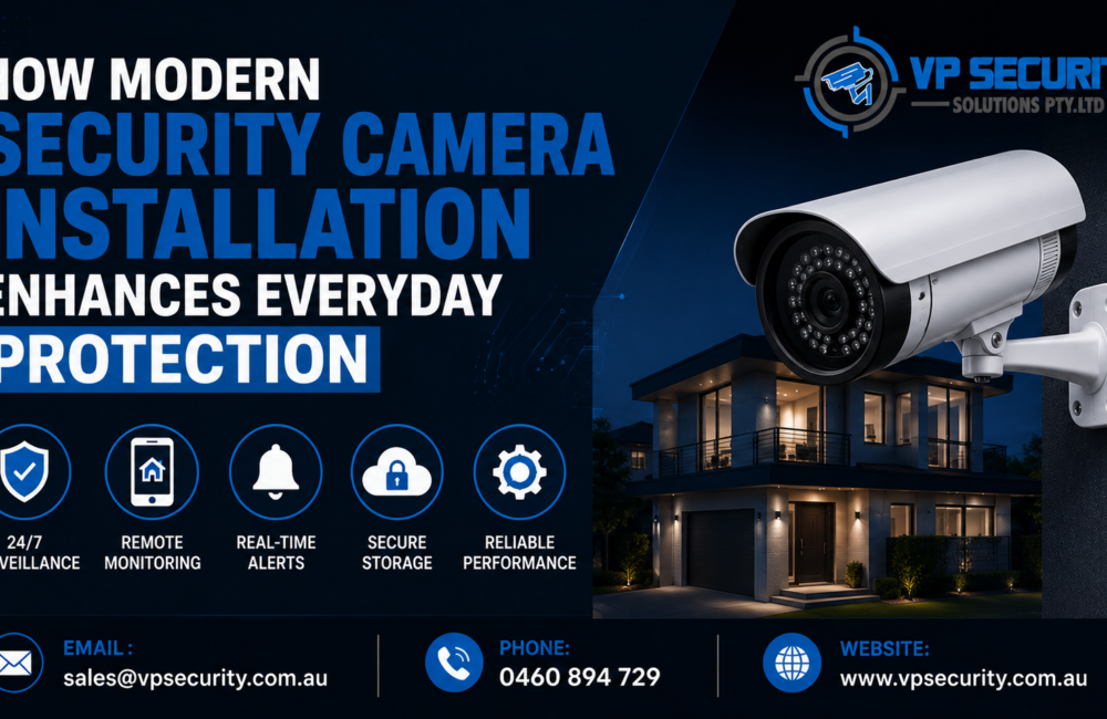 How Modern Security Camera Installation Enhances Everyday Protection