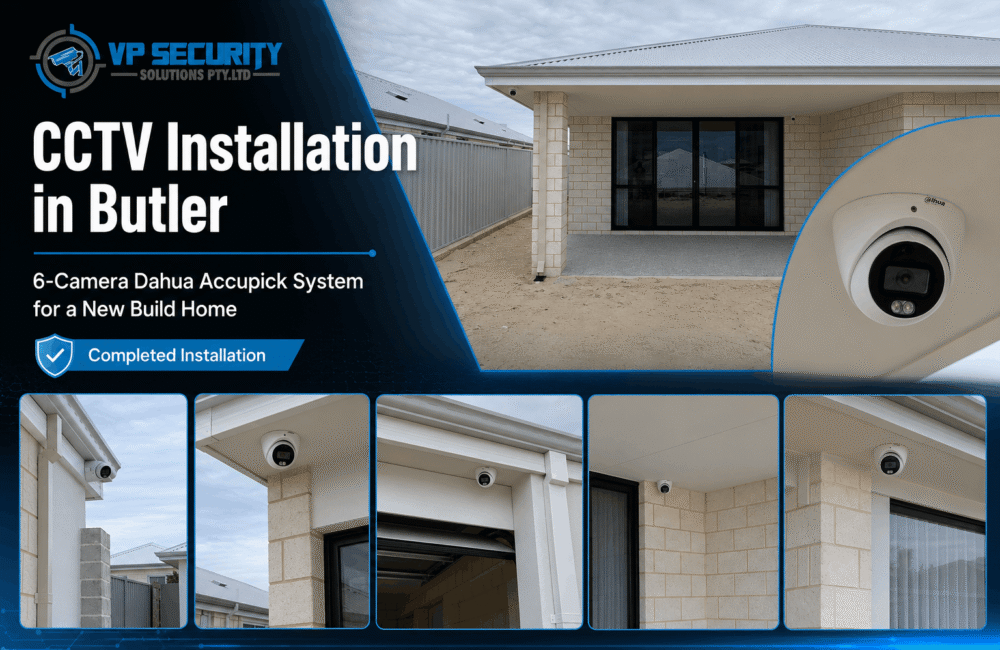 CCTV Installation in Butler: 6-Camera Dahua Accupick System for a New Build Home