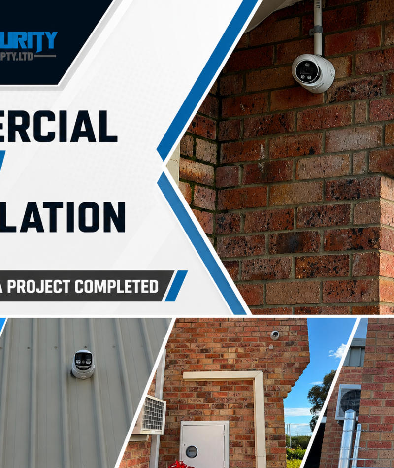 Recent Project – Commercial CCTV Installation in Perth – 8-Camera Project Completed