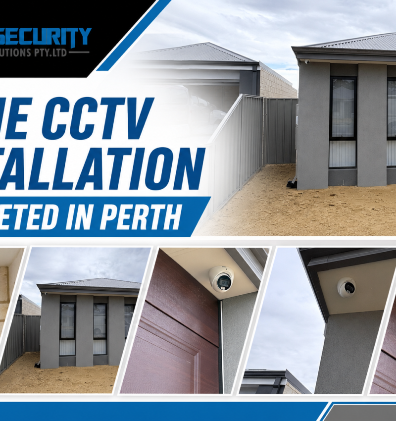 Recent Project – Home CCTV Installation Completed in Perth – VP Security Solution