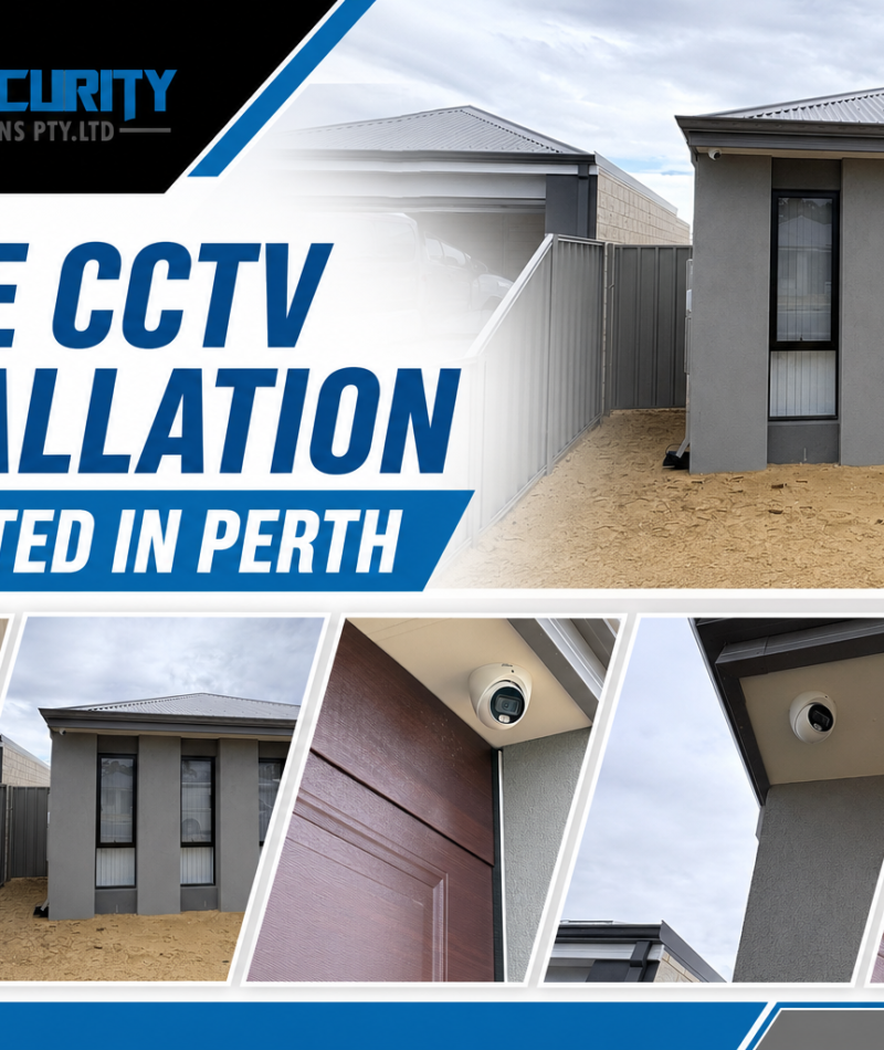 Recent Project – Home CCTV Installation Completed in Perth – VP Security Solution