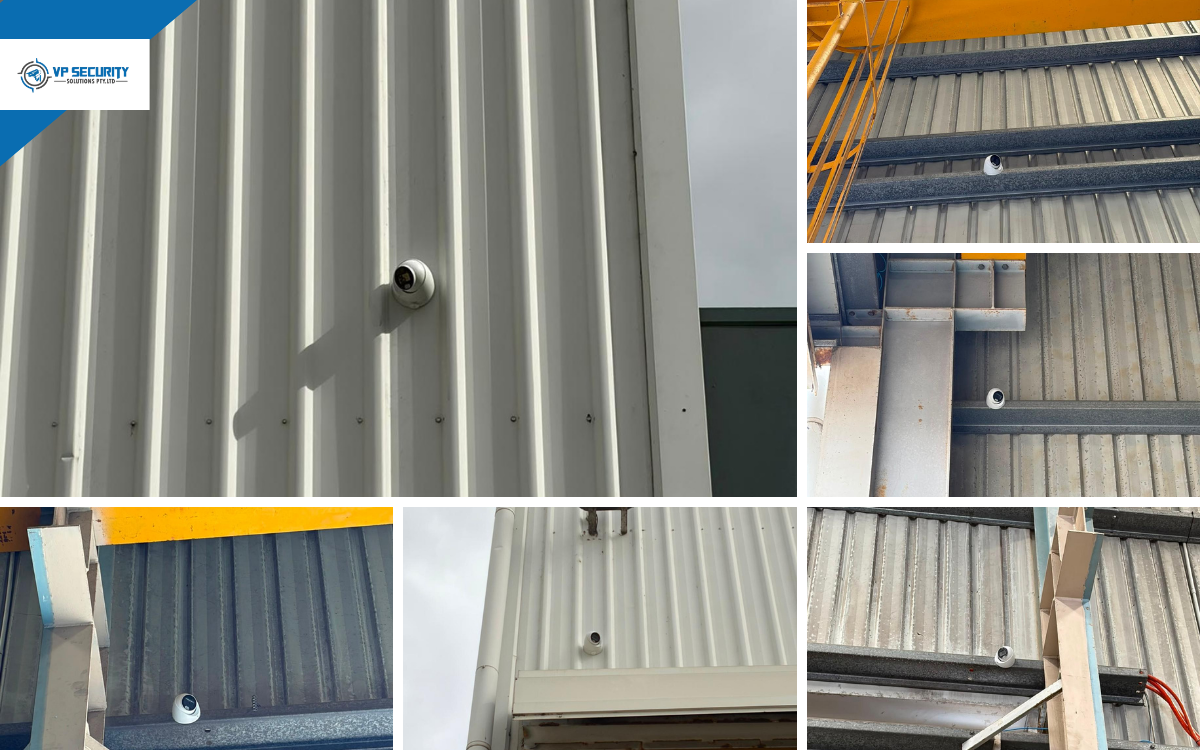 16-camera CCTV system for a warehouse in Perth.
