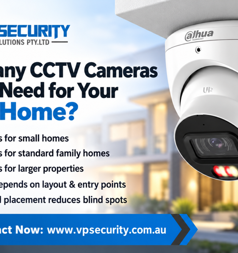 How Many CCTV Cameras Do You Need for Your Perth Home?