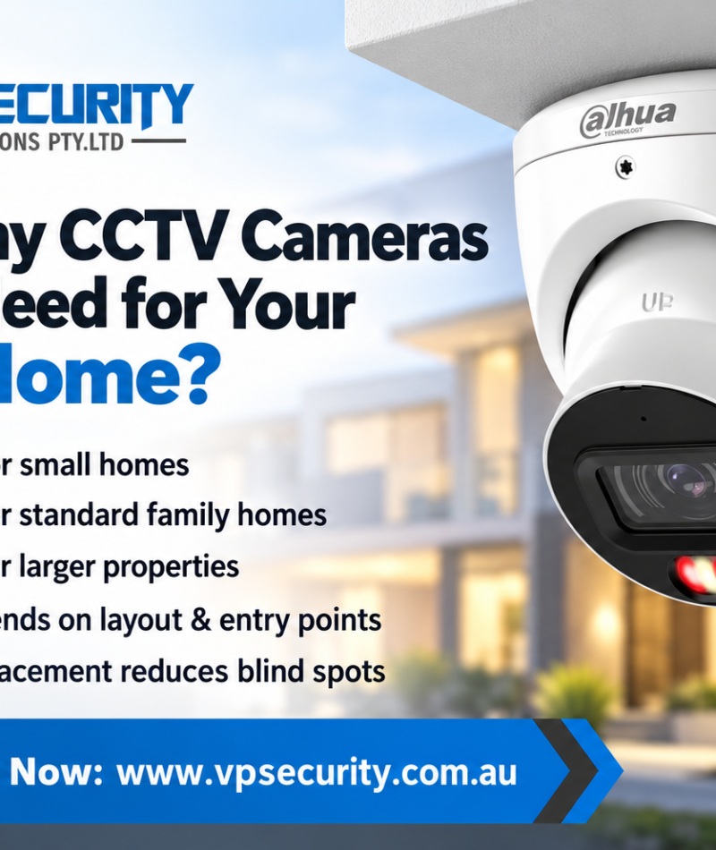 How Many CCTV Cameras Do You Need for Your Perth Home?